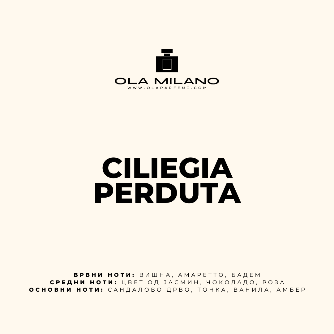 CILIEGIA PERDUTA INSPIRED BY TOM FORD LOST CHERRY 30ML