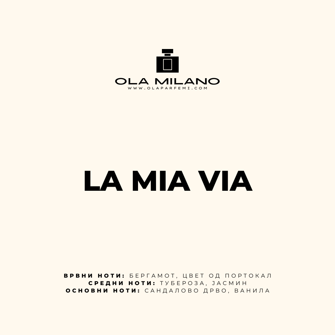 LA MIA VIA INSPIRED BY ARMANI MY WAY 30ML