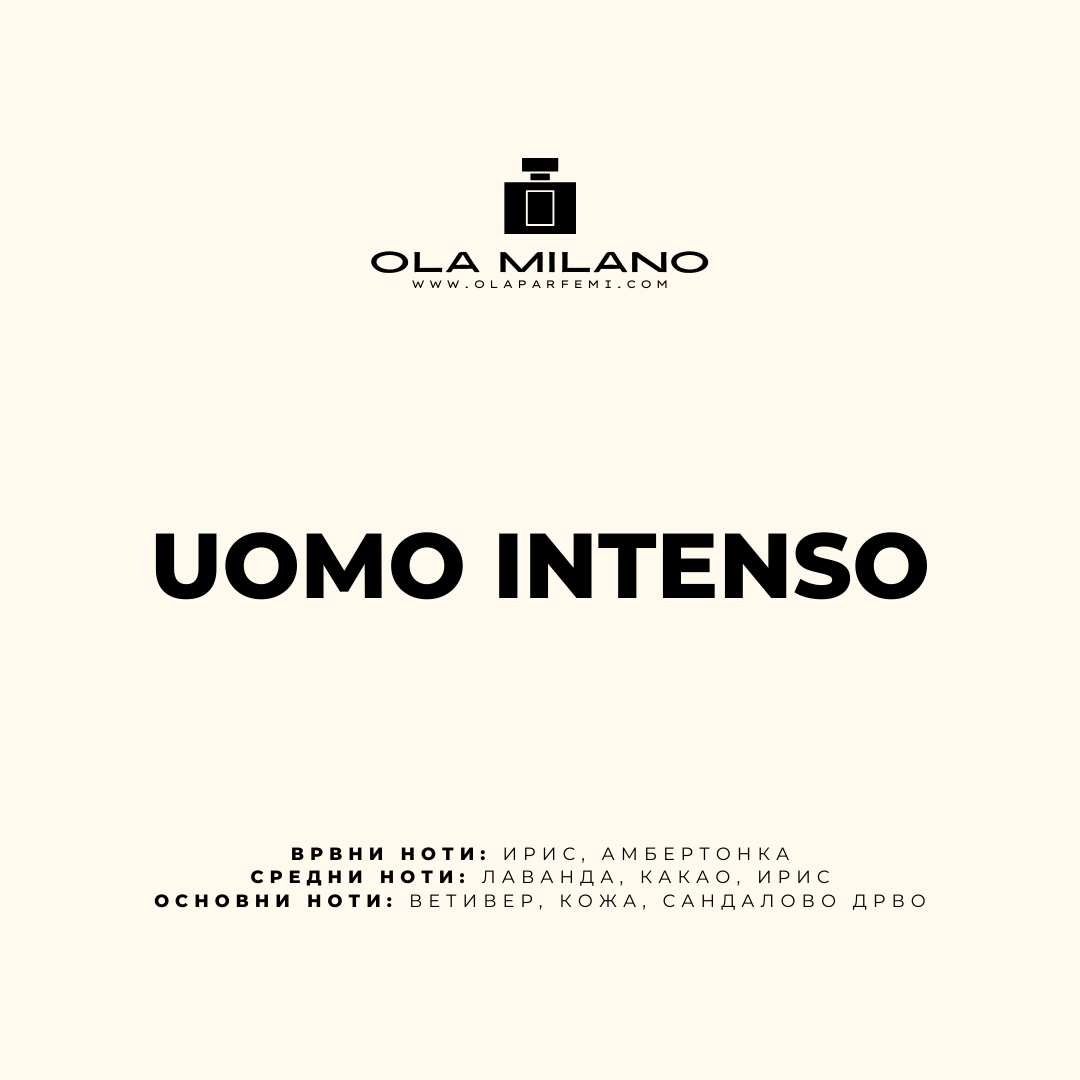UOMO INTENSO INSPIRED BY DIOR HOMME INTENSE 50ml