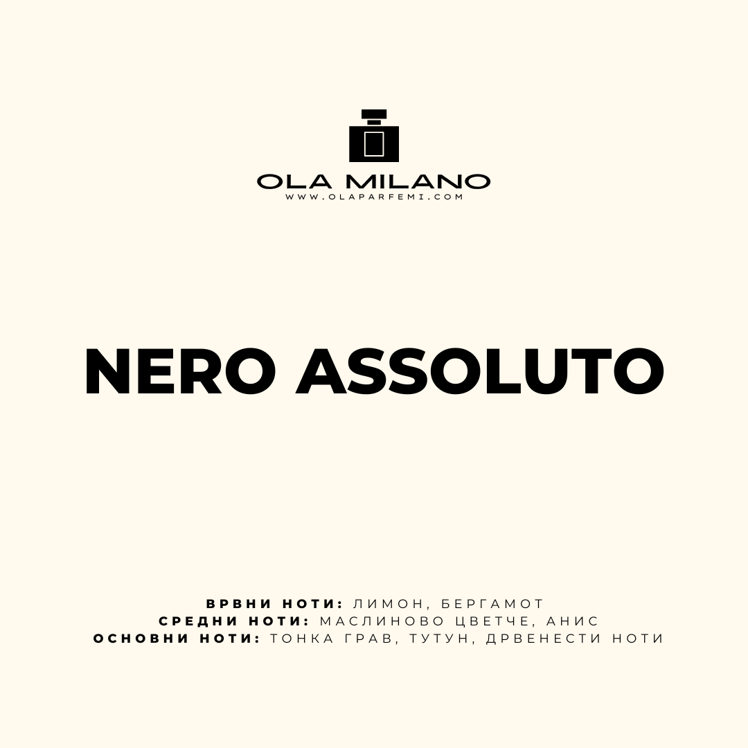 NERO ASSOLUTO INSPIRED BY ARMANI BLACK CODE 50ML