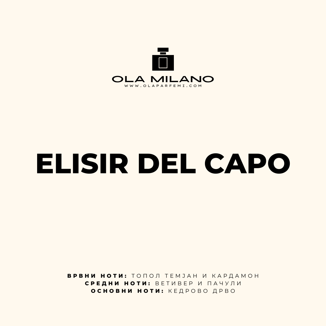 ELISIR DEL CAPO INSPIRED BY HUGO BOSS BOSS BOTTLED ELIXIR 30ML