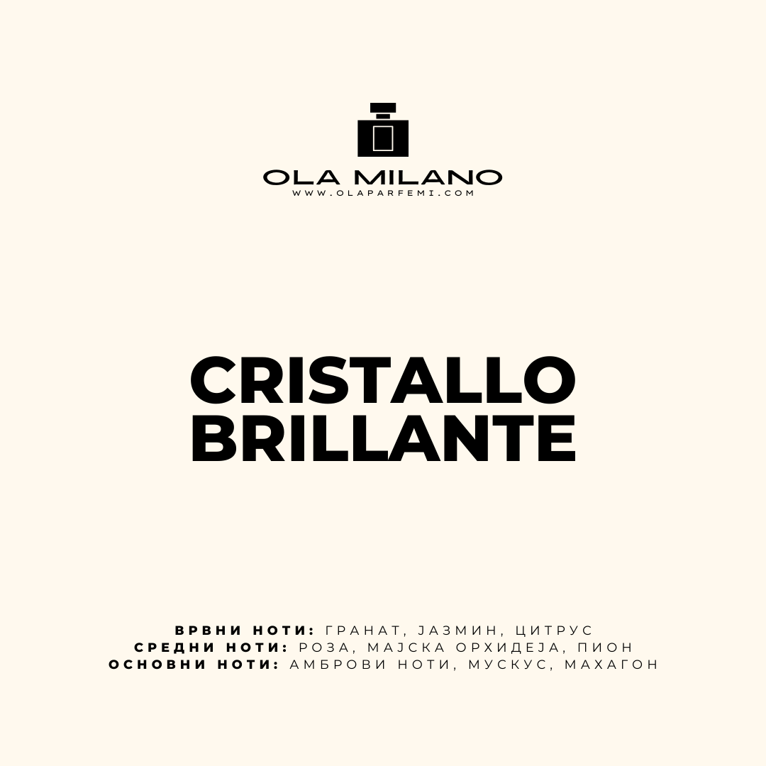 CRISTALLO BRILLIANTE INSPIRED BY VERSACE BRIGHT CRYSTAL 50ml
