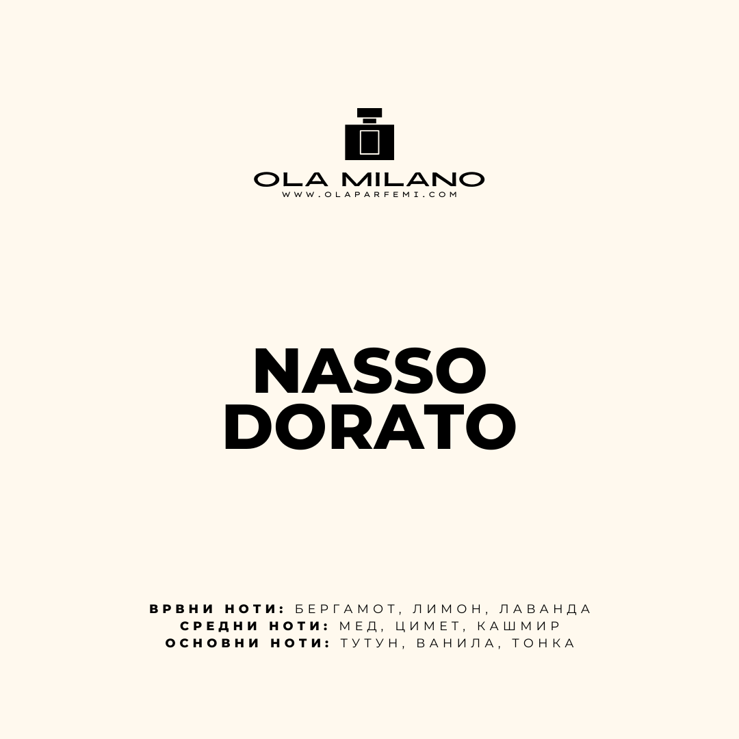 NASSO DORATO INSPIRED BY XERJOFF NAXOS 100ML