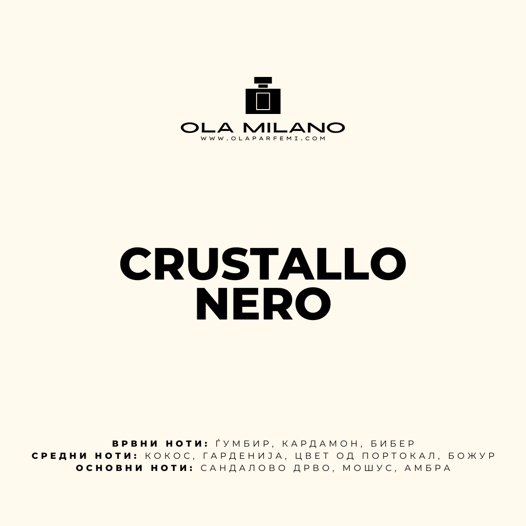 CRISTALLO NERO INSPIRED BY VERSACE CRYSTAL NOIR 50ML