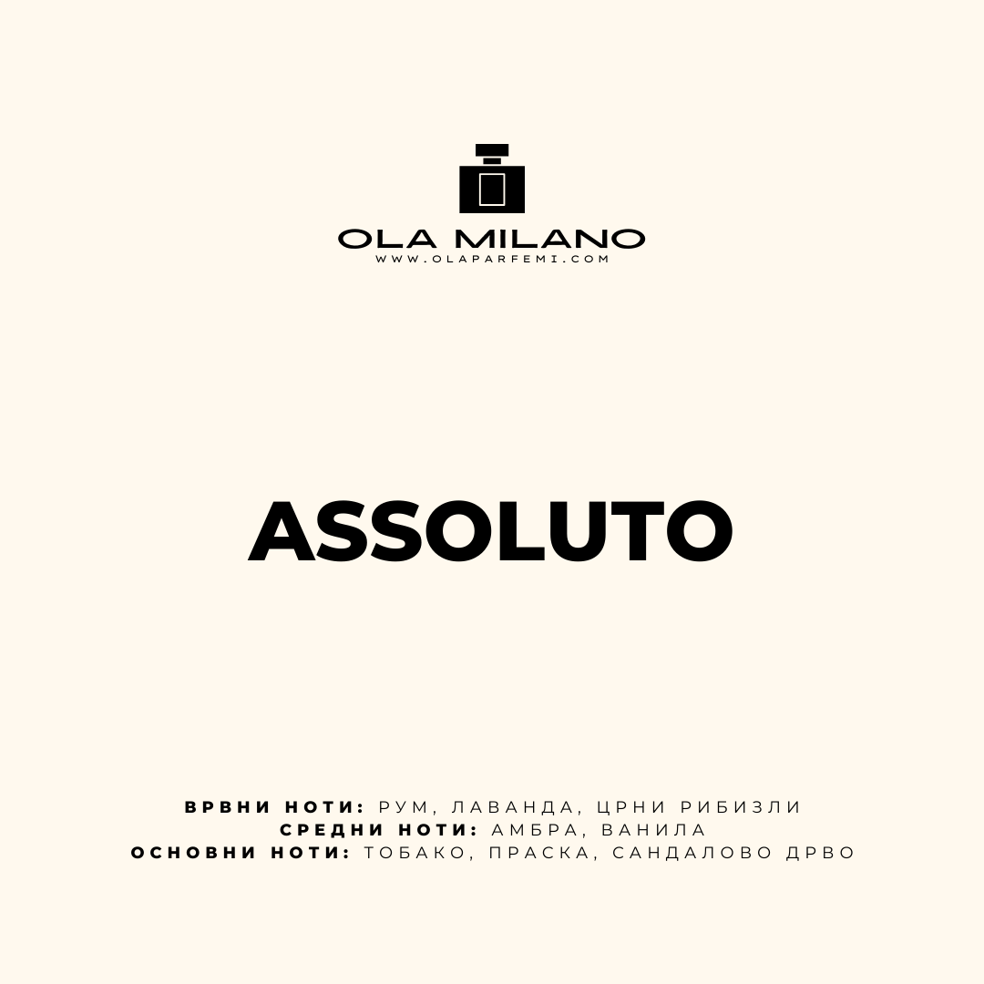 ASSOLUTO INSPIRED BY ARMANI STRONGER WITH YOU ABSOLUTELY 30ML