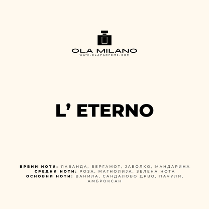 L'ETERNO INSIRED BY PARFUMS DE MARLY LAYTON 30ml