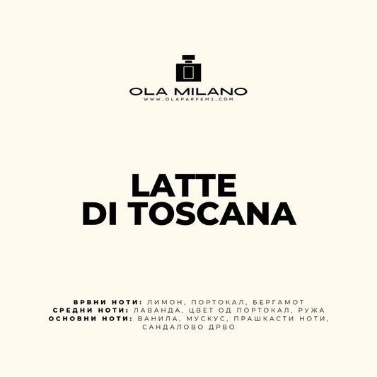 LATTE DI TOSCANA INSPIRED BY GIARDINI DI TOSCANA BIANCO LATTE 100ML