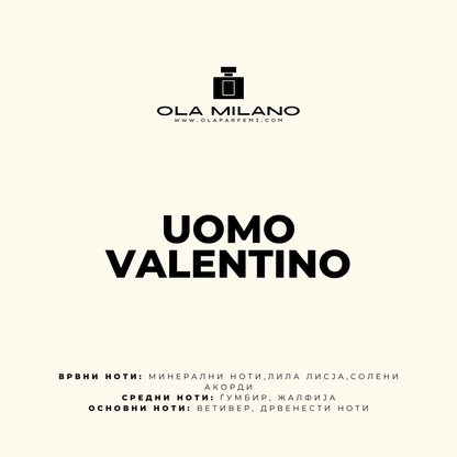 UOMO VALENTINO INSPIRED BY VALENTINO UOMO BORN IN ROMA 50ML